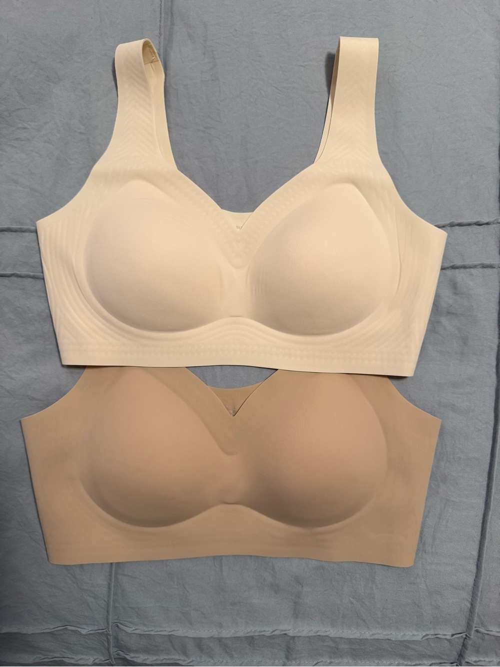 Everyday Smooth Wireless Bra - Cream & Tan